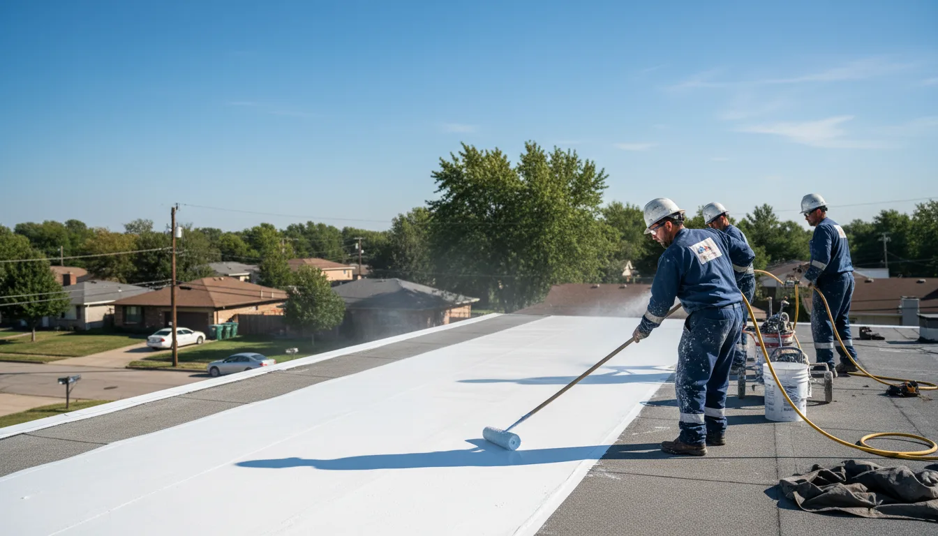Commercial roof coating in Loganville, GA near me